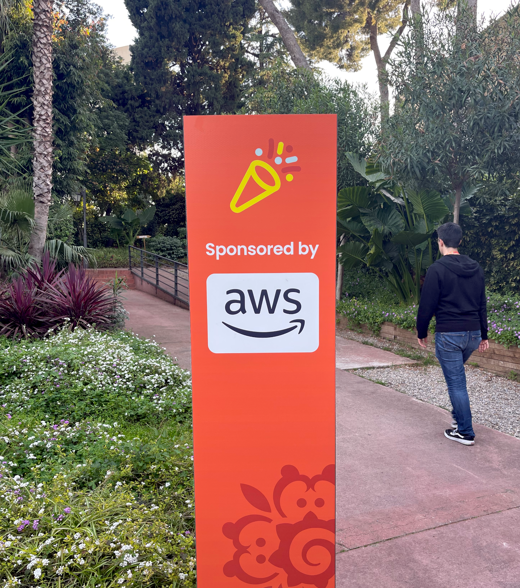 AWS sponsor sign