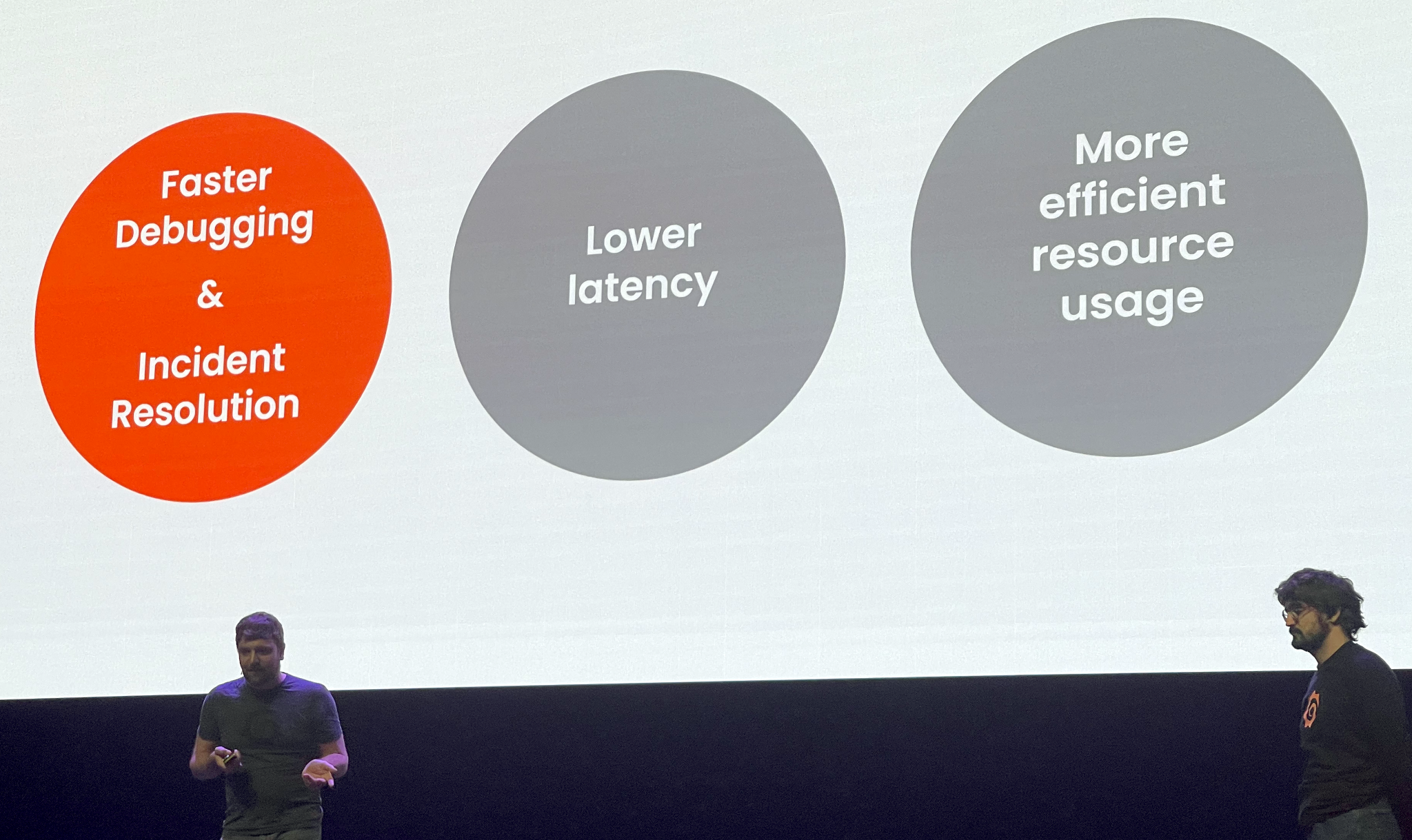 Christian and Alberto on stage