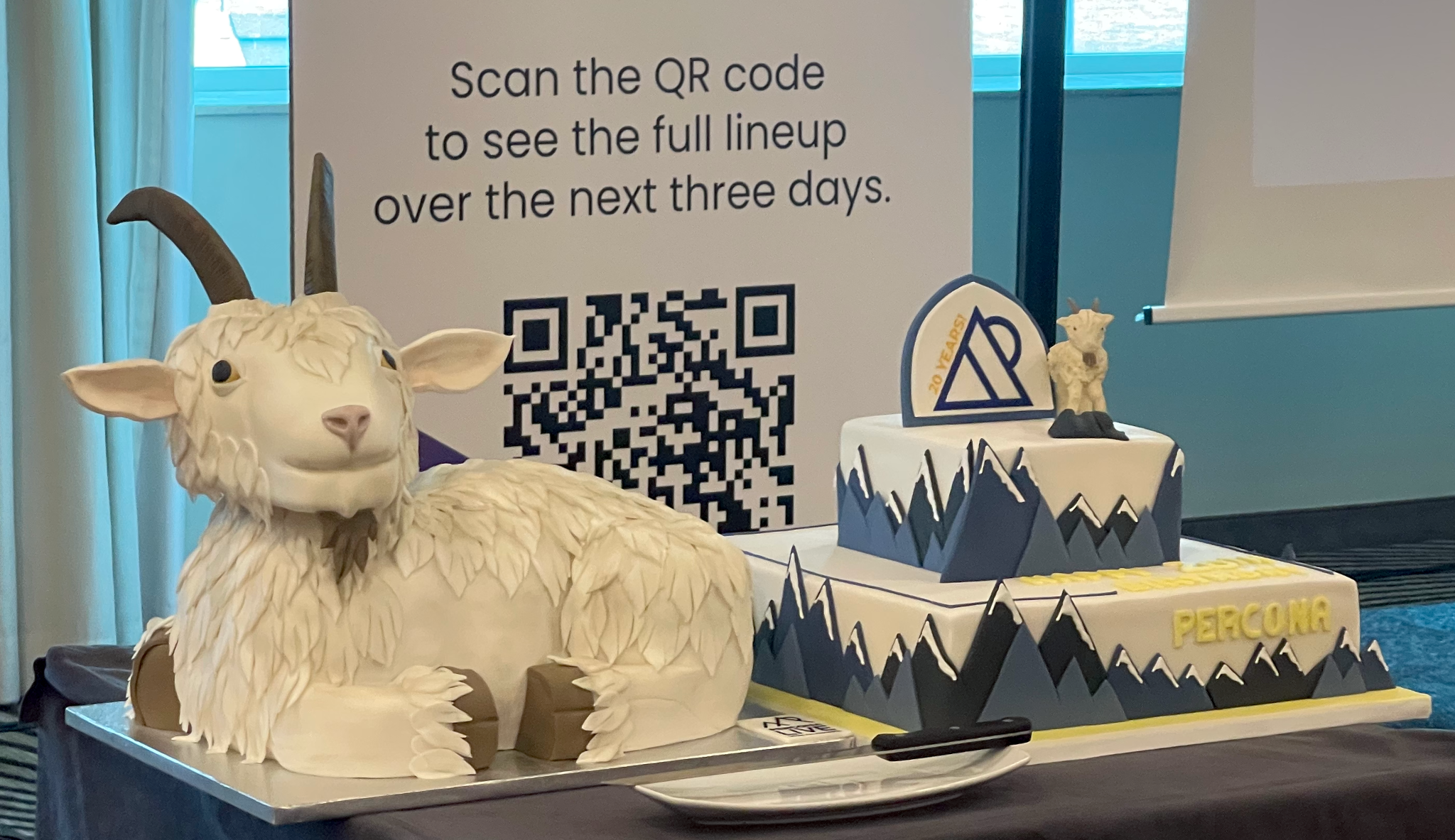 A goat cake