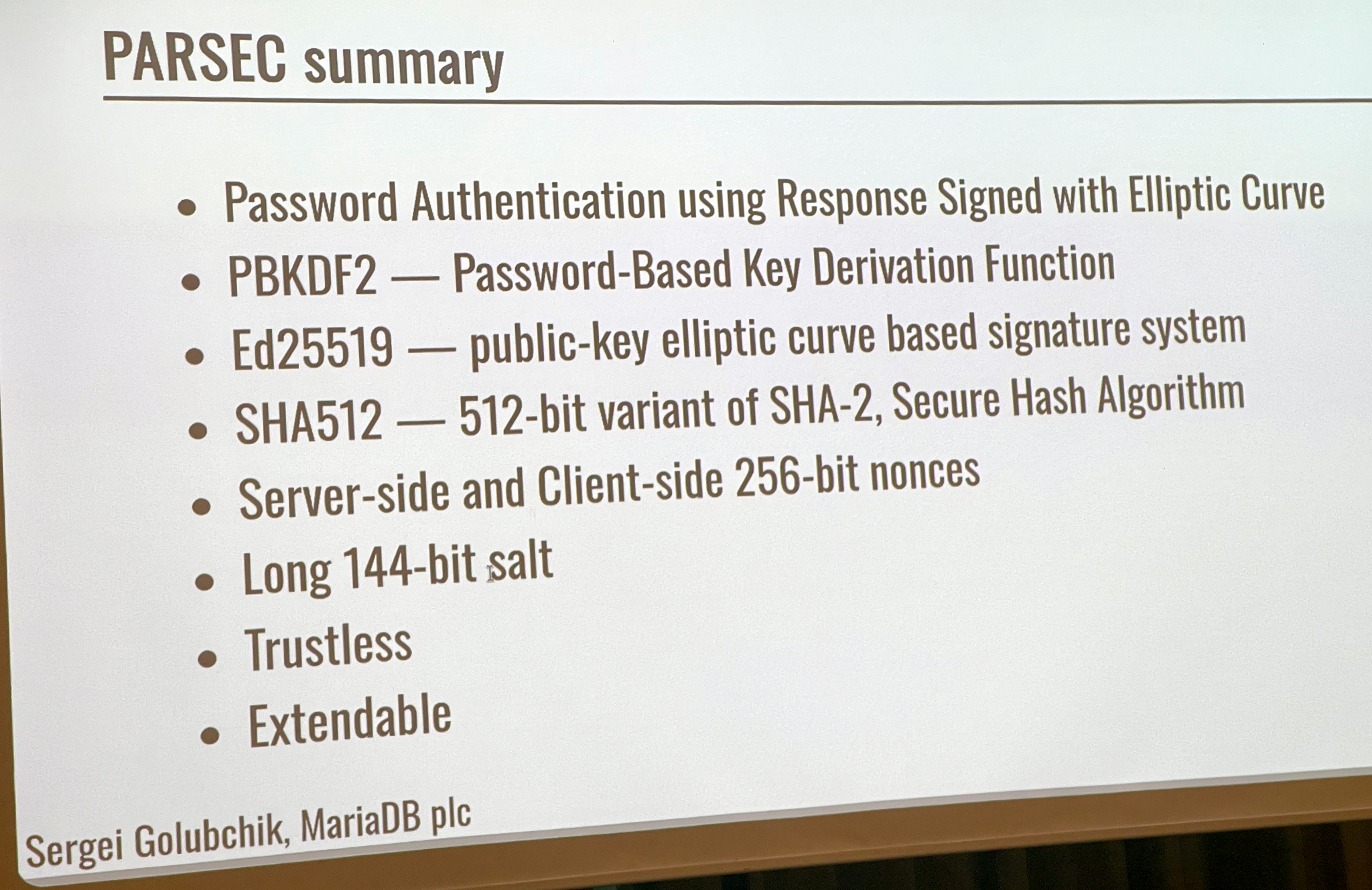 PARSEC Summary