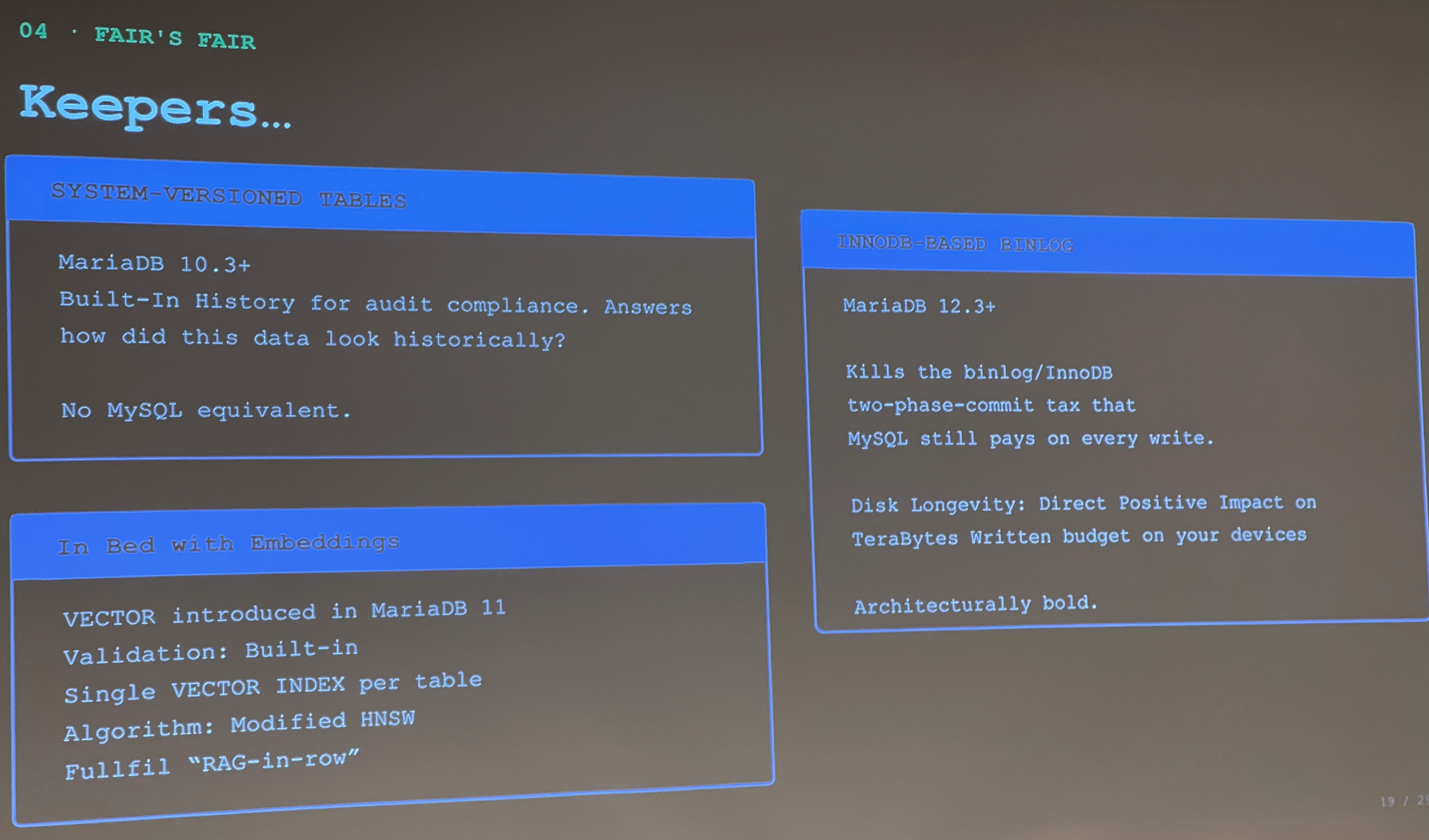 MariaDB Vector support
