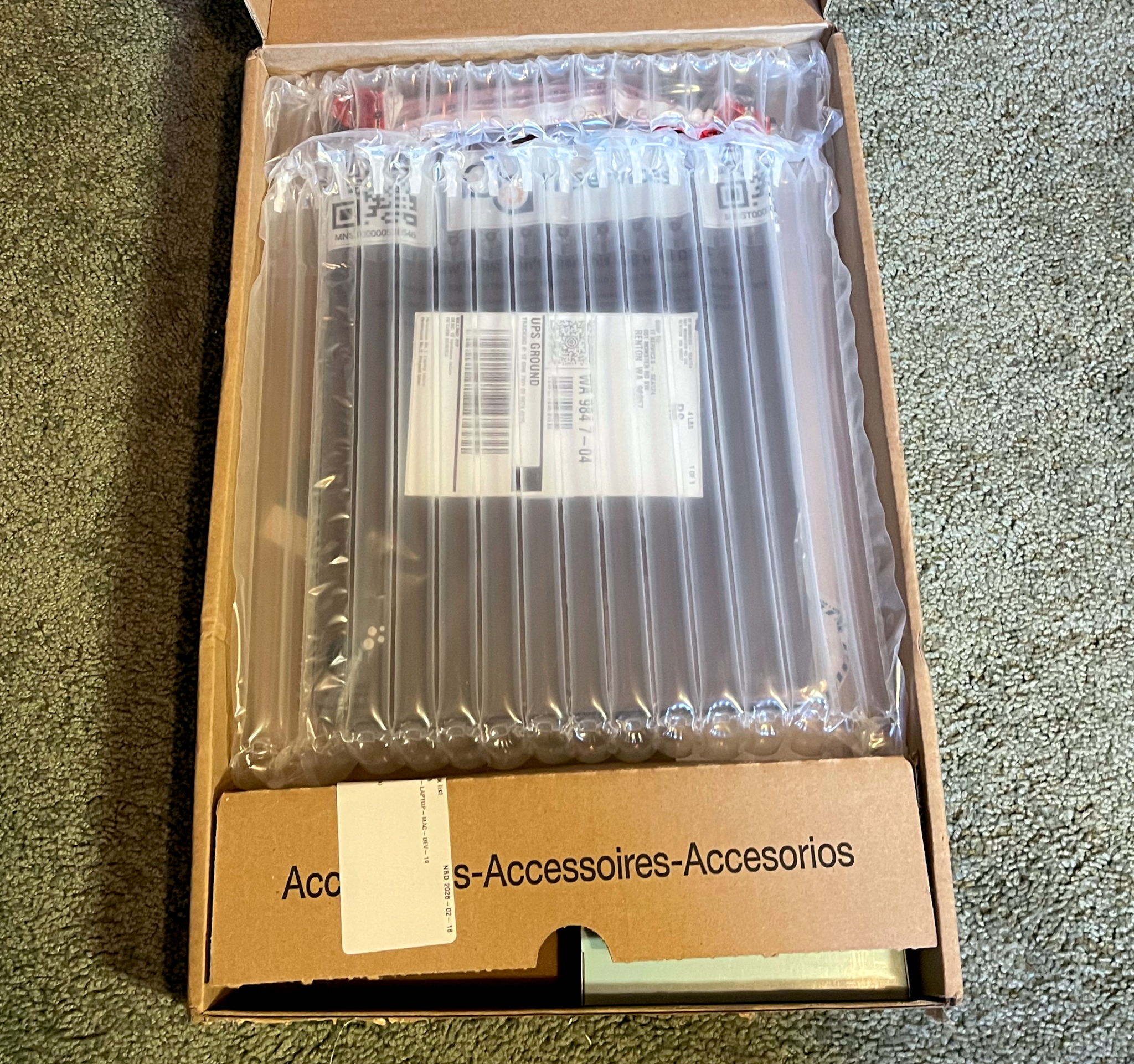 New Laptop in Shipping Box