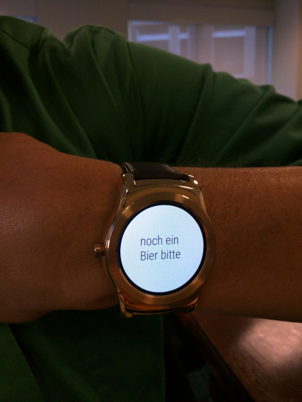 Android Wear Translate Screenshot