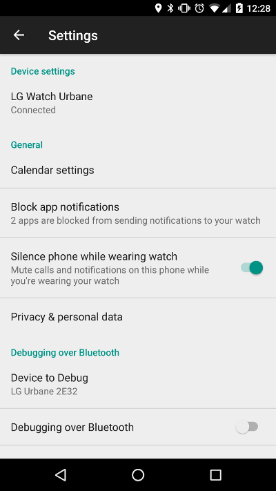 Android Wear Mute