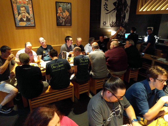 Dev-Jam: Dinner at Kinka Izakaya