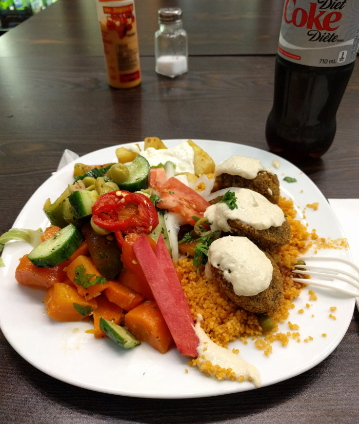 Dev-Jam: Marché Ferdous Falafel Platter