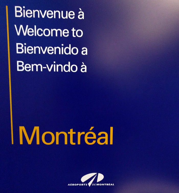 Dev-Jam: Welcome to Montreal Sign