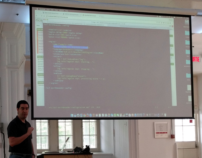 Dev-Jam: Alejandro presents on Drools