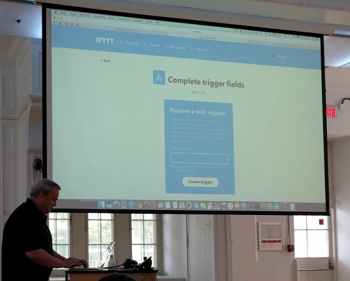 Dev-Jam: Christian presents on IFTTT