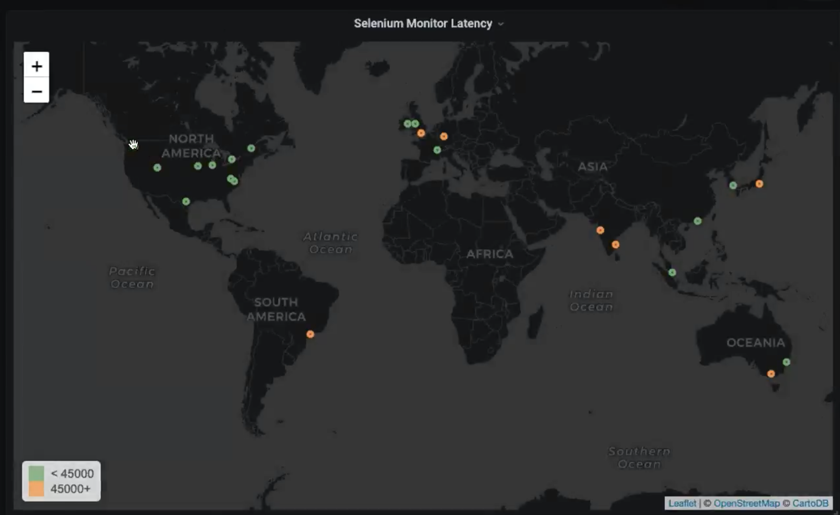 APM Example World Map