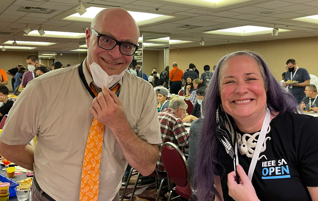 MC Frontalot and Silona Bonewald